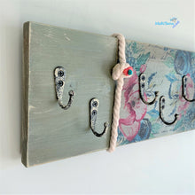 Load image into Gallery viewer, Custom made Rustic Flower Key Holder - Home Decor MaRiTama HOME