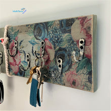 Load image into Gallery viewer, Custom made Rustic Flower Key Holder - Home Decor MaRiTama HOME