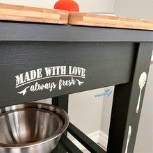 Load image into Gallery viewer, Dark Green Wooden Top Kitchen Island Cart - Furniture MaRiTama HOME