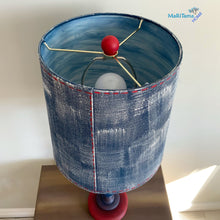 Load image into Gallery viewer, Denim Lamp with Ombre Stand - Home Decor MaRiTama HOME