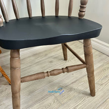 Load image into Gallery viewer, Farmhouse Brown / Black Captain Chairs - Furniture MaRiTama HOME