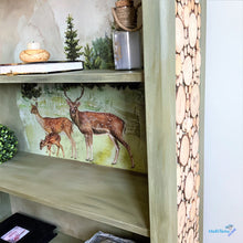 Load image into Gallery viewer, Farmhouse Forest Deer Bookcase - Furniture MaRiTama HOME