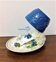 Load image into Gallery viewer, Handmade Blue Rose Milky Way Falling Teacup - Home Decor MaRiTama HOME