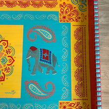 Load image into Gallery viewer, Indian Art Coral and Turquoise Coffee Table - Coffee Tables MaRiTama HOME