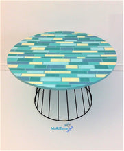 Load image into Gallery viewer, Indoor / Outdoor Blue Brick Table - Furniture MaRiTama HOME