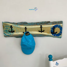 Load image into Gallery viewer, Live Edge Anchors Towel / Coat Rack - Coat & Hat Racks MaRiTama HOME