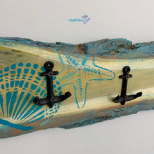 Load image into Gallery viewer, Live Edge Anchors Towel / Coat Rack - Coat & Hat Racks MaRiTama HOME