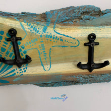 Load image into Gallery viewer, Live Edge Anchors Towel / Coat Rack - Coat & Hat Racks MaRiTama HOME