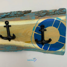 Load image into Gallery viewer, Live Edge Anchors Towel / Coat Rack - Coat & Hat Racks MaRiTama HOME