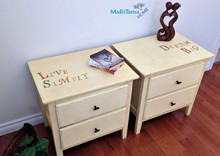 Load image into Gallery viewer, Live Simply Dream Big Night Stands - Furniture MaRiTama HOME