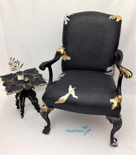 Load image into Gallery viewer, Luxurious Large Lady in Black Armchair - Furniture MaRiTama HOME