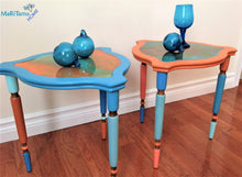 Load image into Gallery viewer, Mix Match Resin Top Side table Set - Furniture MaRiTama HOME