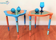 Load image into Gallery viewer, Mix Match Resin Top Side table Set - Furniture MaRiTama HOME