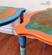 Load image into Gallery viewer, Mix Match Resin Top Side table Set - Furniture MaRiTama HOME