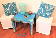 Load image into Gallery viewer, Myconos Blue Side Table - Furniture MaRiTama HOME