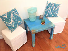Load image into Gallery viewer, Myconos Blue Side Table - Furniture MaRiTama HOME