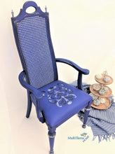 Load image into Gallery viewer, Napoleon’s Blue Throne Chair - Furniture MaRiTama HOME