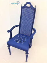 Load image into Gallery viewer, Napoleon’s Blue Throne Chair - Furniture MaRiTama HOME