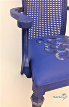Load image into Gallery viewer, Napoleon’s Blue Throne Chair - Furniture MaRiTama HOME