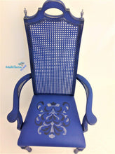 Load image into Gallery viewer, Napoleon’s Blue Throne Chair - Furniture MaRiTama HOME