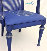 Load image into Gallery viewer, Napoleon’s Blue Throne Chair - Furniture MaRiTama HOME