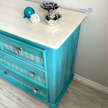 Load image into Gallery viewer, Ocean Blue Lace Trimming Dresser - Furniture MaRiTama HOME