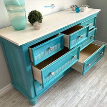Load image into Gallery viewer, Ocean Blue Lace Trimming Dresser - Furniture MaRiTama HOME