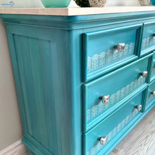 Load image into Gallery viewer, Ocean Blue Lace Trimming Dresser - Furniture MaRiTama HOME