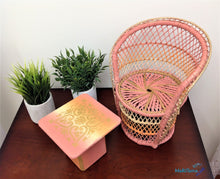 Load image into Gallery viewer, Portofino Miniature Table and Chair Home Decor Set - Home Decor MaRiTama HOME