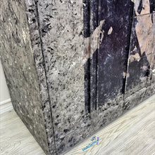 Load image into Gallery viewer, Retro Black Grey & White textured Lady Closet / Dresser / Cabinet - Furniture MaRiTama HOME