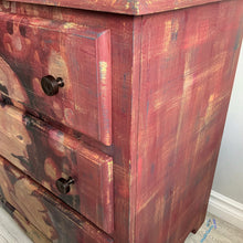 Load image into Gallery viewer, Retro Lady Brick Red Chest of Drawers / Dresser - Furniture MaRiTama HOME