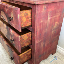 Load image into Gallery viewer, Retro Lady Brick Red Chest of Drawers / Dresser - Furniture MaRiTama HOME