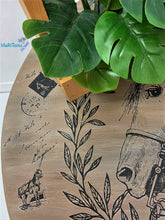 Load image into Gallery viewer, Round Farmhouse Horse Accent Coffee Table - Furniture MaRiTama HOME