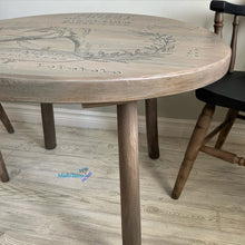 Load image into Gallery viewer, Round Farmhouse Horse Accent Coffee Table - Furniture MaRiTama HOME