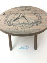 Load image into Gallery viewer, Round Farmhouse Horse Accent Coffee Table - Furniture MaRiTama HOME