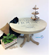 Load image into Gallery viewer, Round Wooden Grey Farmhouse Dining Table - Furniture MaRiTama HOME