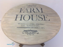 Load image into Gallery viewer, Round Wooden Grey Farmhouse Dining Table - Furniture MaRiTama HOME