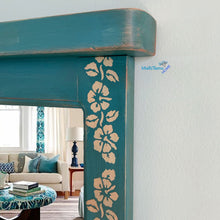 Load image into Gallery viewer, Rustic Blue Window Frame Mirror - Mirrors MaRiTama HOME