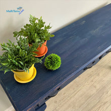 Load image into Gallery viewer, Shabby Chic Navy Blue Console - console MaRiTama HOME