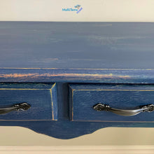 Load image into Gallery viewer, Shabby Chic Navy Blue Console - console MaRiTama HOME