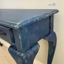 Load image into Gallery viewer, Shabby Chic Navy Blue Console - console MaRiTama HOME
