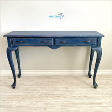 Load image into Gallery viewer, Shabby Chic Navy Blue Console - console MaRiTama HOME