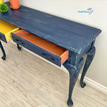 Load image into Gallery viewer, Shabby Chic Navy Blue Console - console MaRiTama HOME