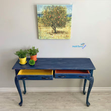 Load image into Gallery viewer, Shabby Chic Navy Blue Console - console MaRiTama HOME