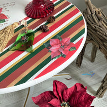 Load image into Gallery viewer, Small Foldable Red Poinsettia Accent Table - Furniture MaRiTama HOME