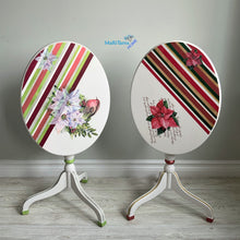 Load image into Gallery viewer, Small Foldable Red Poinsettia Accent Table - Furniture MaRiTama HOME