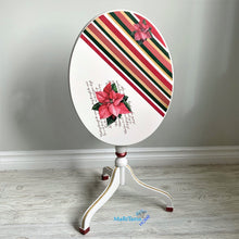 Load image into Gallery viewer, Small Foldable Red Poinsettia Accent Table - Furniture MaRiTama HOME