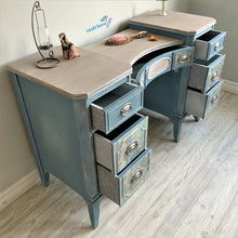 Load image into Gallery viewer, Vintage French Provincial Blue Vanity - Furniture MaRiTama HOME