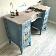 Load image into Gallery viewer, Vintage French Provincial Blue Vanity - Furniture MaRiTama HOME