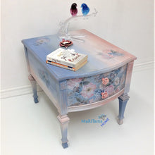 Load image into Gallery viewer, Vintage French Provincial Rose Ombre Accent Table - Furniture MaRiTama HOME